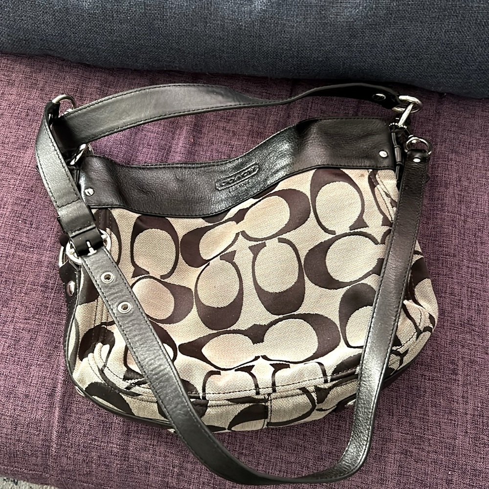 Large double strap bag